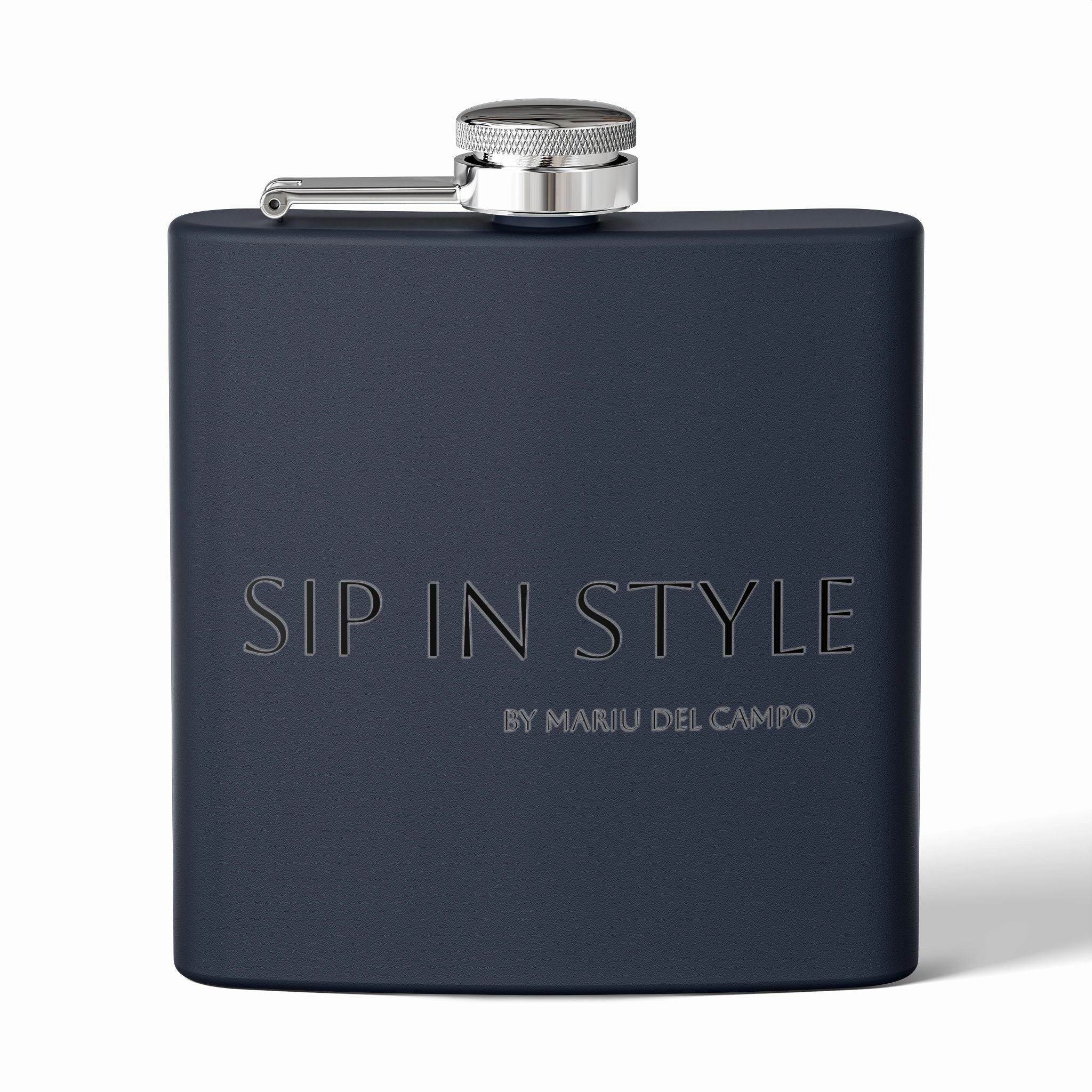 Steel Flask Sip in Style by Mariu del Campo.