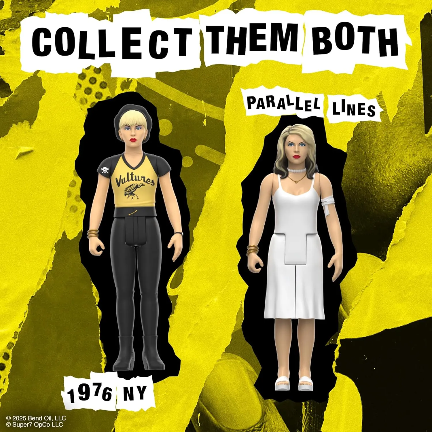 Super7 Blondie Reaction Figures Wave 02 - Debbie Harry (Vultures) Action Figure