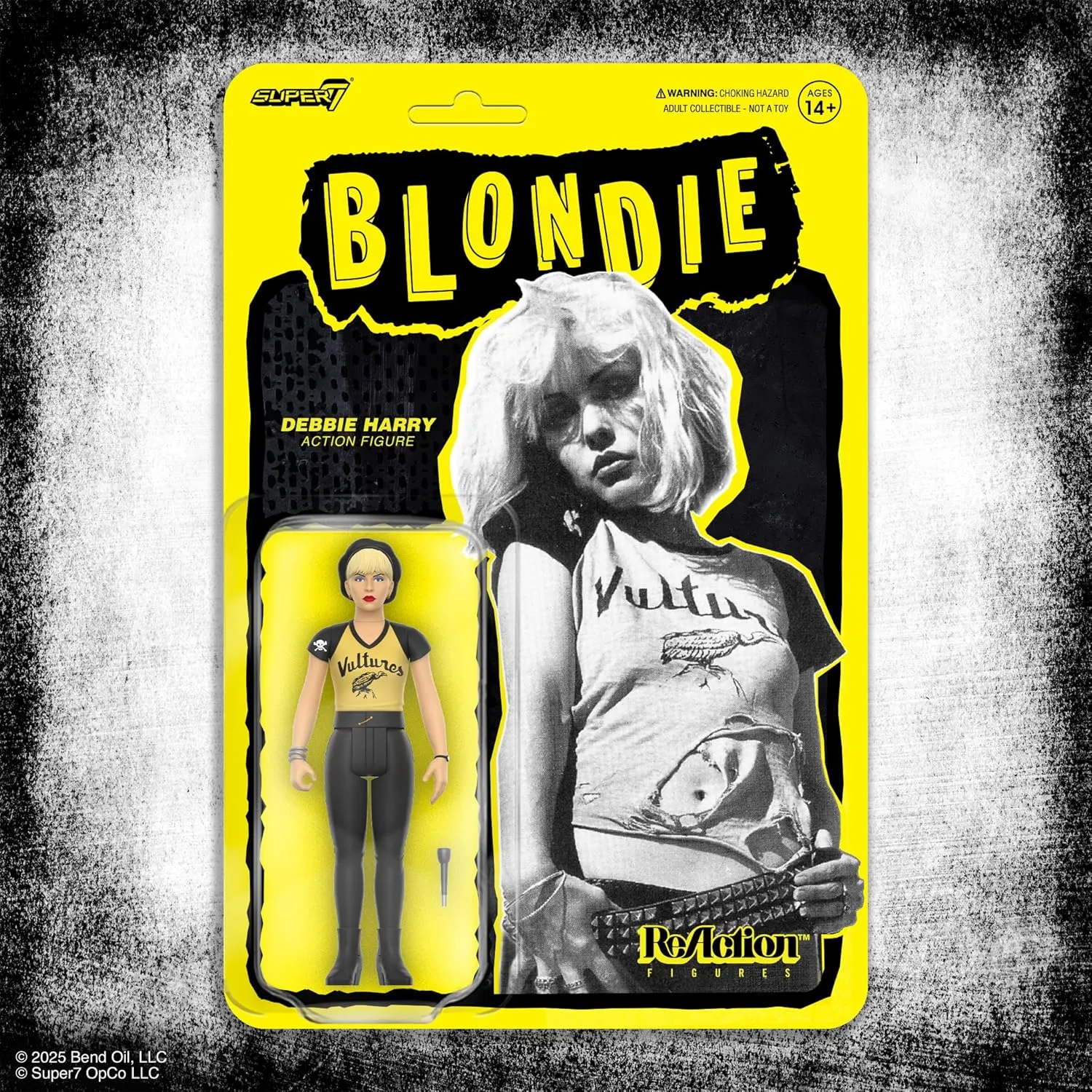 Super7 Blondie Reaction Figures Wave 02 - Debbie Harry (Vultures) Action Figure