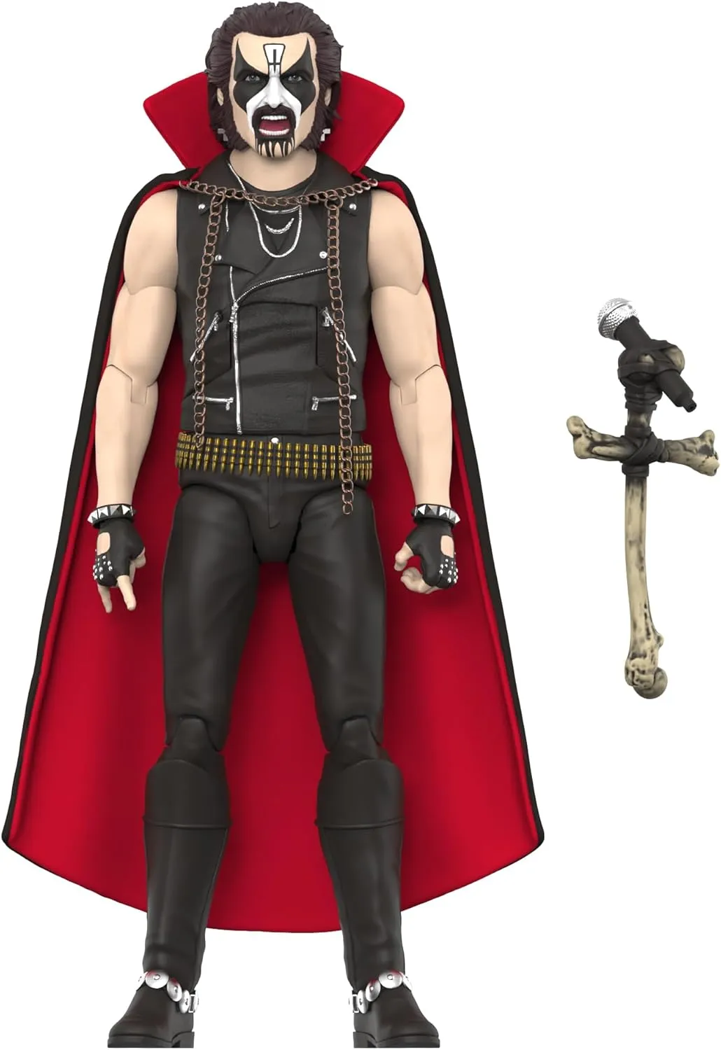 Super7 Deluxe King Diamond Abigail Era - 7" King Diamond Action Figure with Accessories Classic Heavy Metal Collectibles and Retro Toys