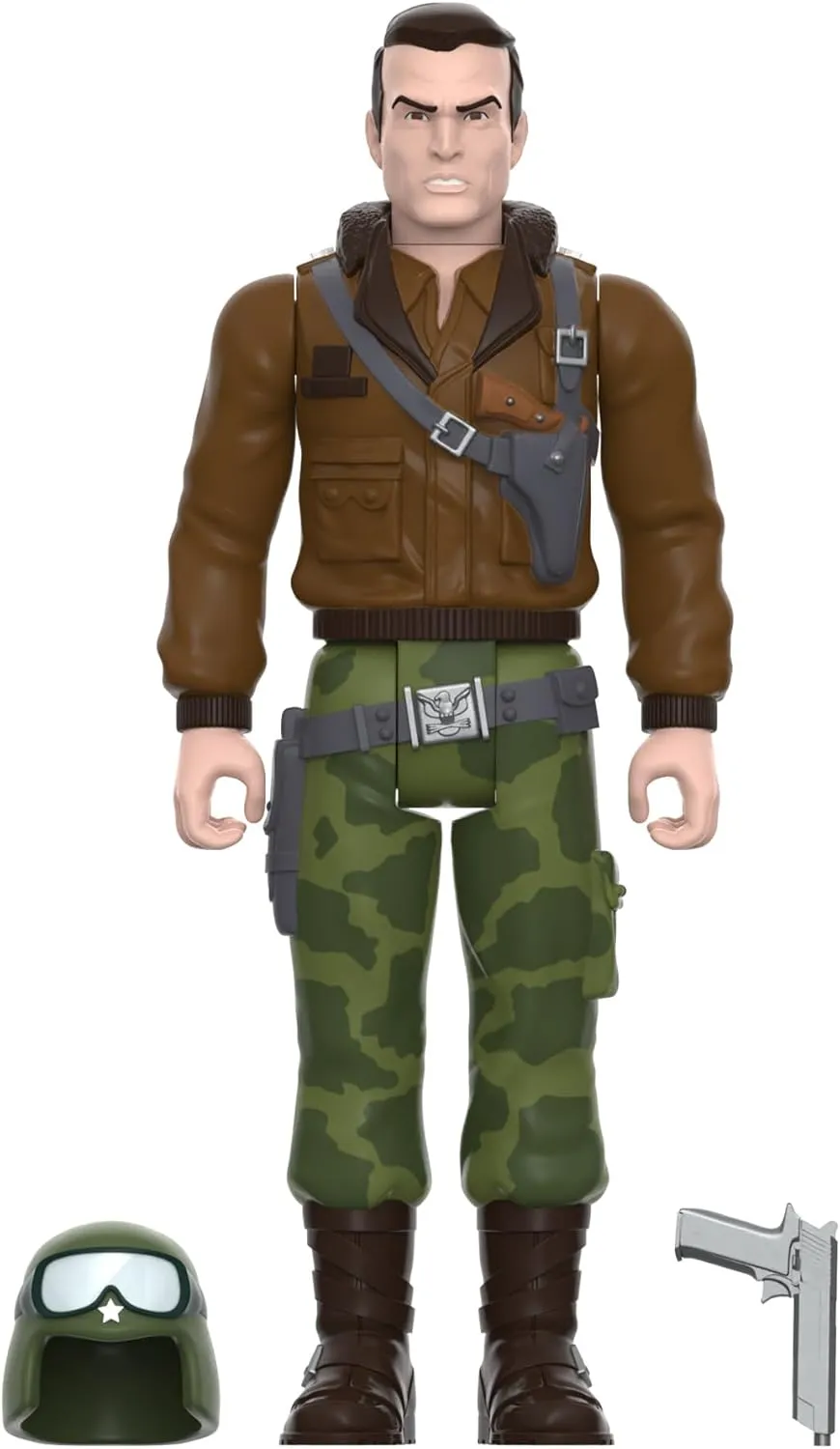 Super7 G.I. Joe General Hawk - 3.75" G.I. Joe Action Figure with Accessory Classic Cartoon Collectibles and Retro Toys