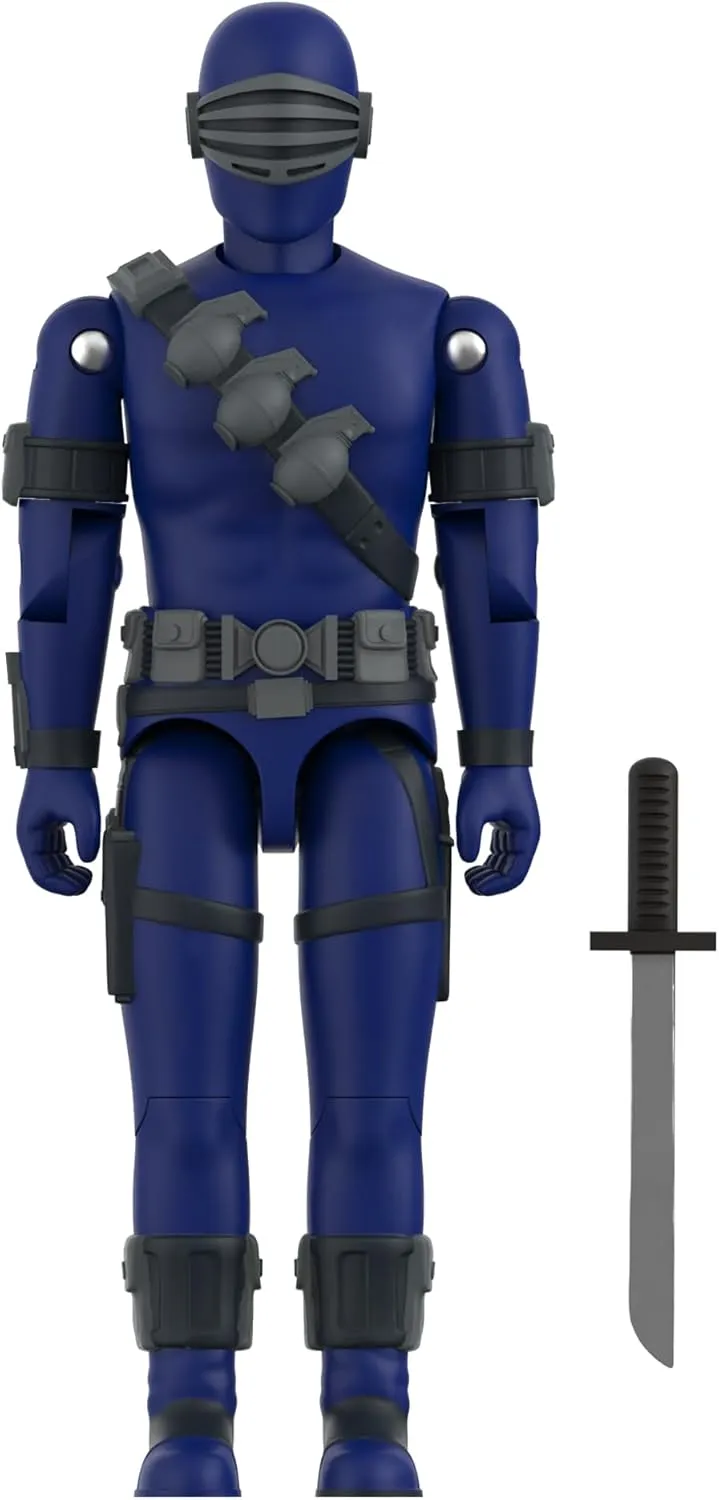 Super7 G.I. Joe Reaction  Wave 03 (Cartoon) - Snake Eyes (Cartoon) Action Figure