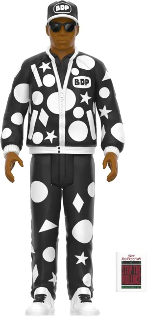 Super7 KRS-One (Self Destruction) - 3.75" KRS-One Action Figure with Accessory Classic Hip Hop Collectibles and Retro Toys