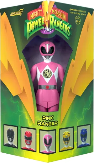 Super7 Mighty Morphin Power Rangers Pink Ranger - 3.75" Power Rangers Action Figure in Special Edition Packaging Classic TV Show Collectibles and Retro Toys