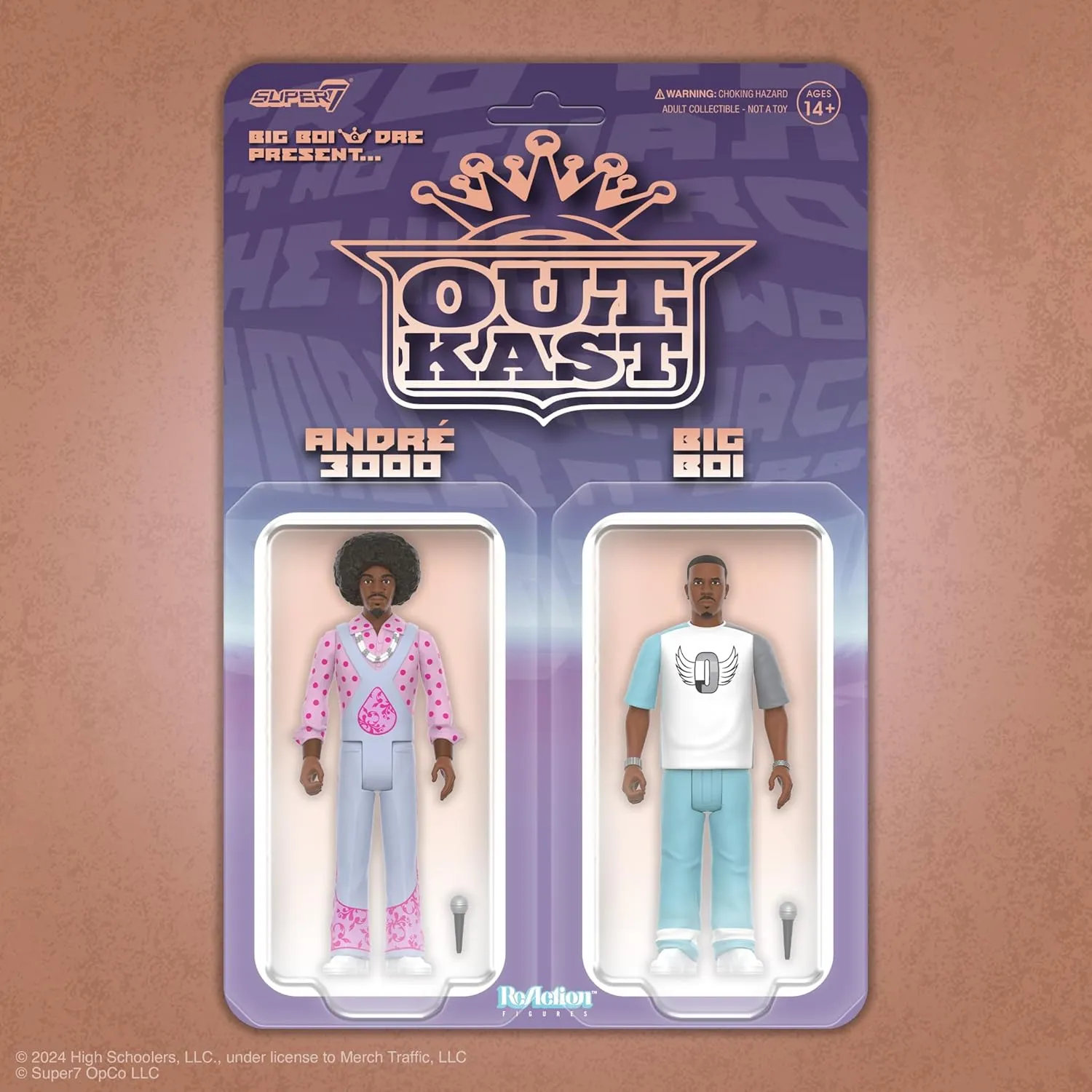 Super7 Outkast Reaction Figures Wave 03 - Outkast (Big Boi & Dre Present) Action Figure