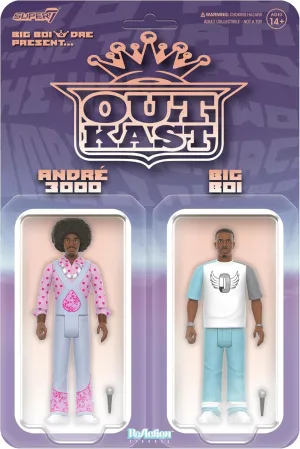 Super7 Outkast Reaction Figures Wave 03 - Outkast (Big Boi & Dre Present) Action Figure