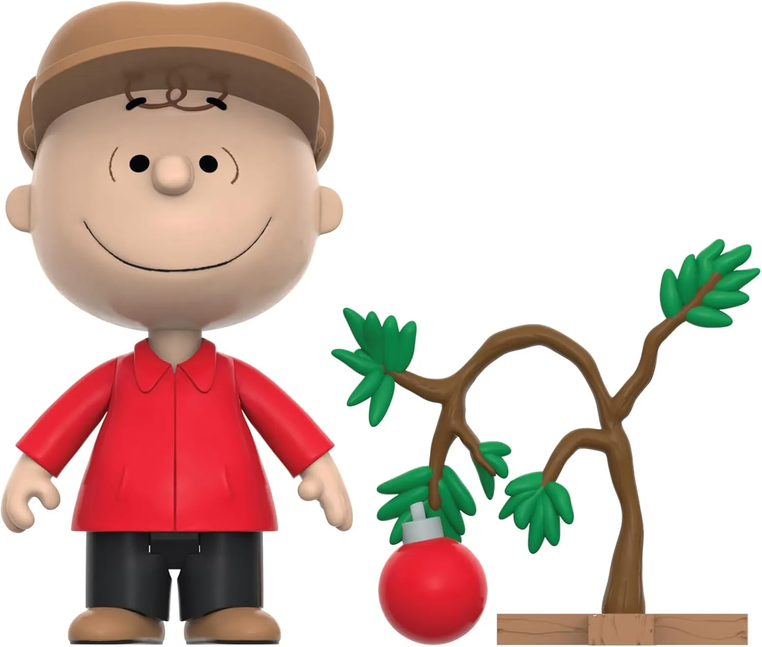 Super7 Peanuts Charlie Brown Holiday Box Set - (2-Pack) 3.75" Peanuts Action Figures with Accessories Classic TV Show Collectibles and Retro Toys