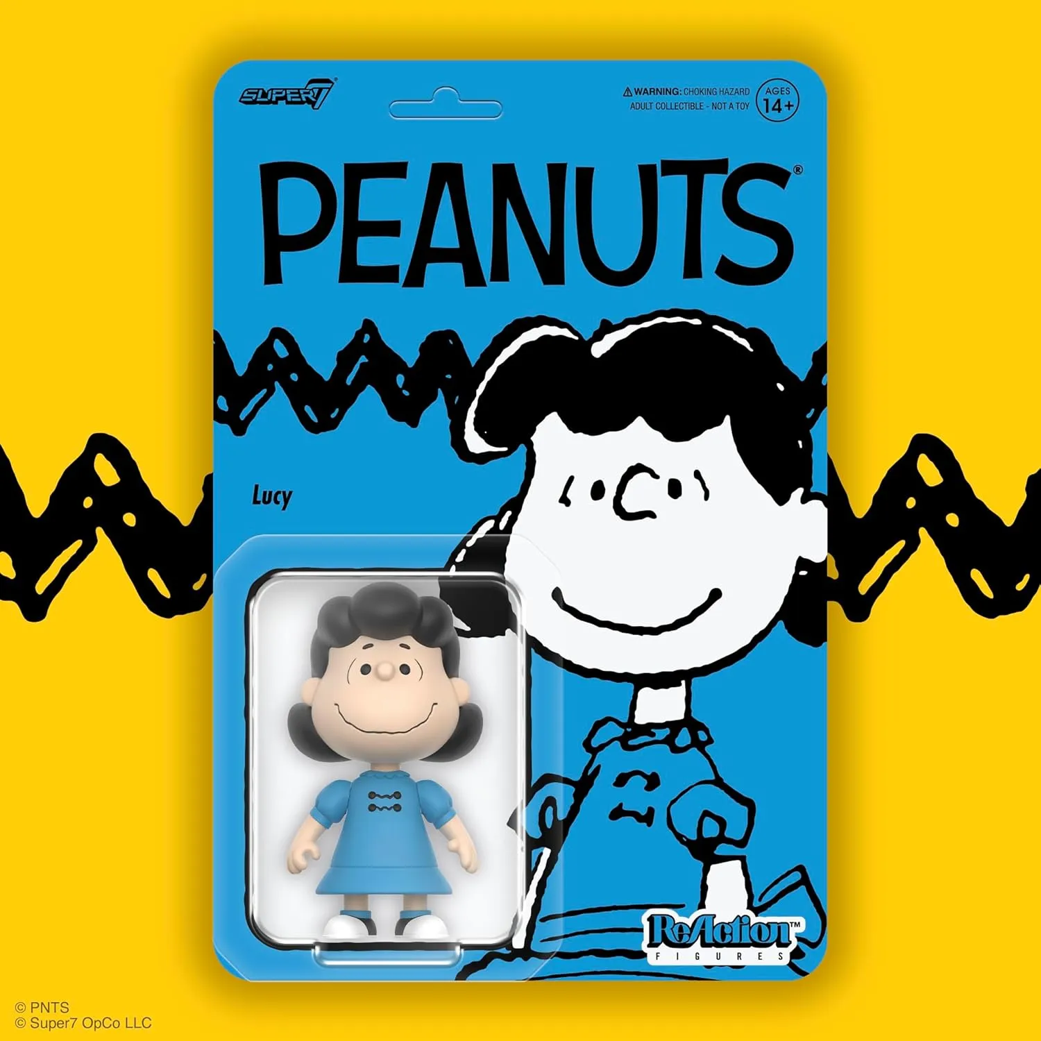 Super7 Peanuts Reaction Figures Wave 07 - Lucy Action Figure