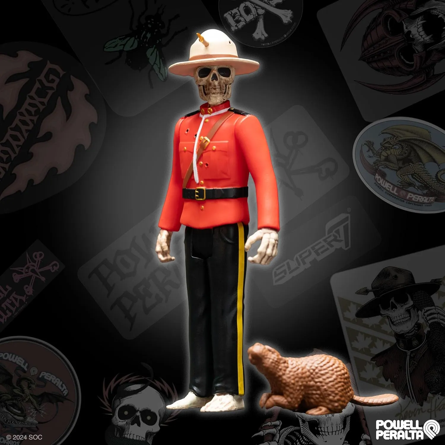 Super7 Powell-Peralta Kevin Harris - 3.75" Powell-Peralta Action Figure Classic Skateboard Collectibles and Retro Toys