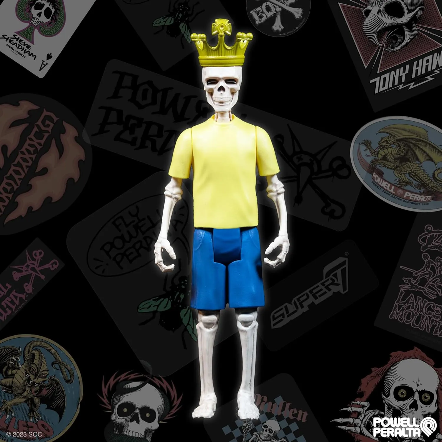 Super7 Powell-Peralta Rodney Mullen - 3.75" Powell-Peralta Action Figure Classic Skateboard Collectibles and Retro Toys