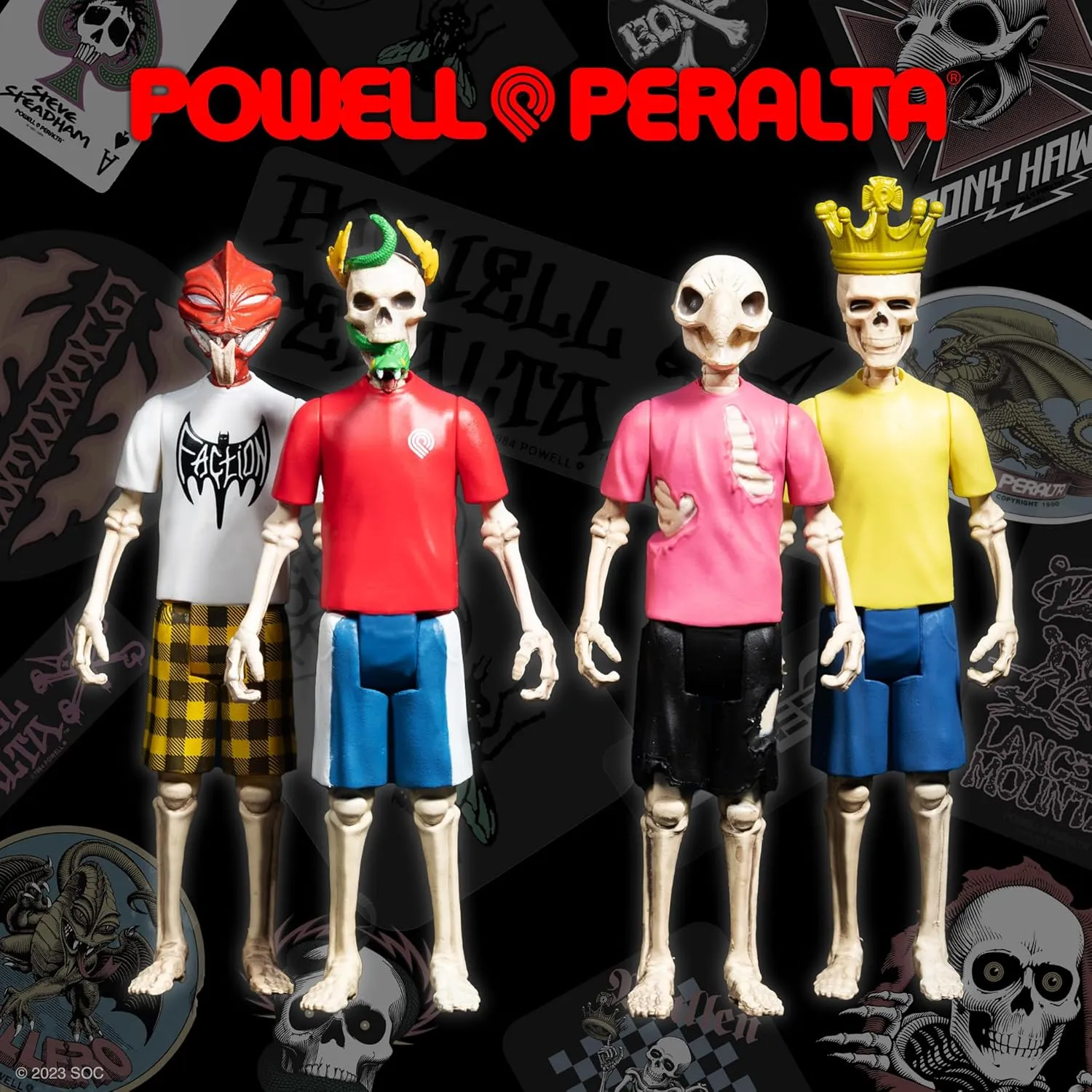 Super7 Powell-Peralta Rodney Mullen - 3.75" Powell-Peralta Action Figure Classic Skateboard Collectibles and Retro Toys
