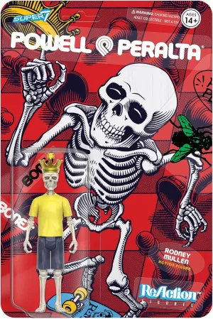 Super7 Powell-Peralta Rodney Mullen - 3.75" Powell-Peralta Action Figure Classic Skateboard Collectibles and Retro Toys