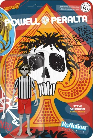 Super7 Powell-Peralta Steve Steadham - 3.75" Powell-Peralta Action Figure Classic Skateboard Collectibles and Retro Toys