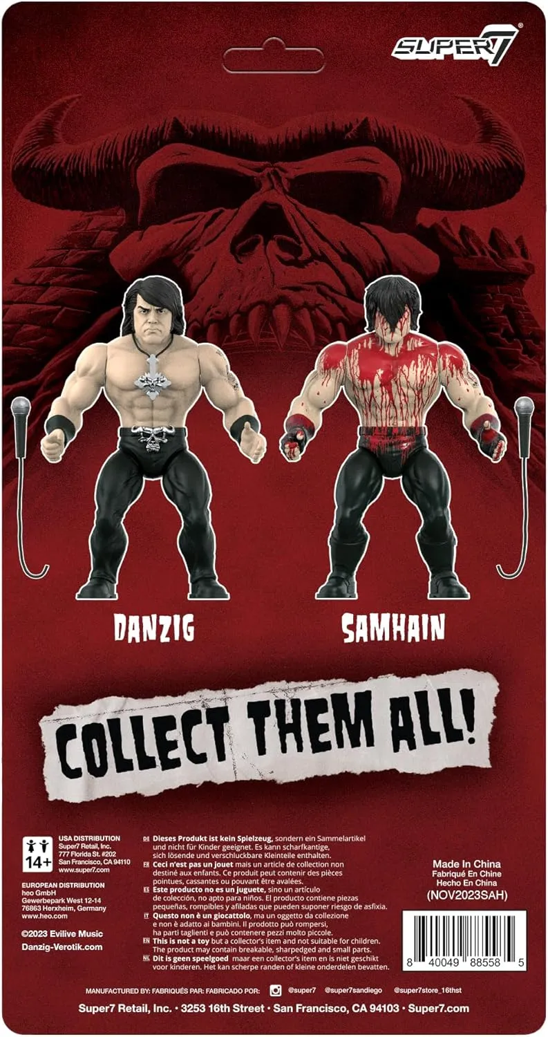 Super7 Samhain Glenn Danzig (Initium) - 3.75" Danzig Action Figure with Accessory Heavy Metal Collectibles and Retro Toys