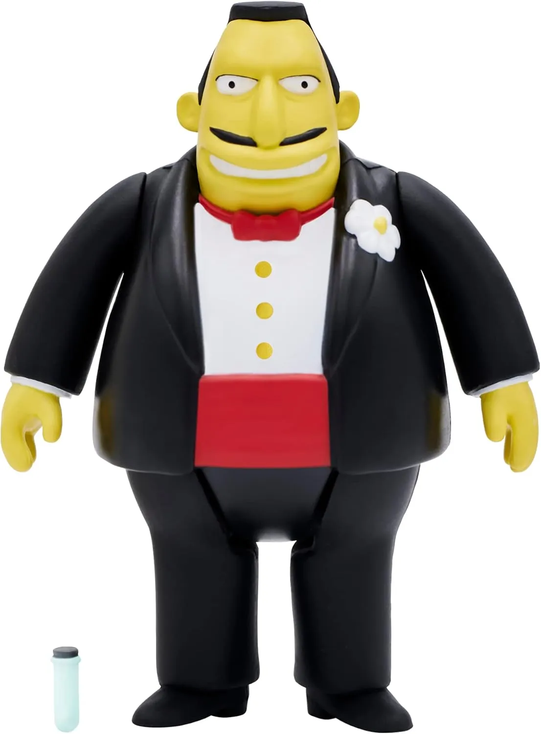 Super7 The Simpsons Senator Mendoza - 3.75" The Simpsons Action Figure with Accessory Classic TV Show Collectibles and Retro Toys