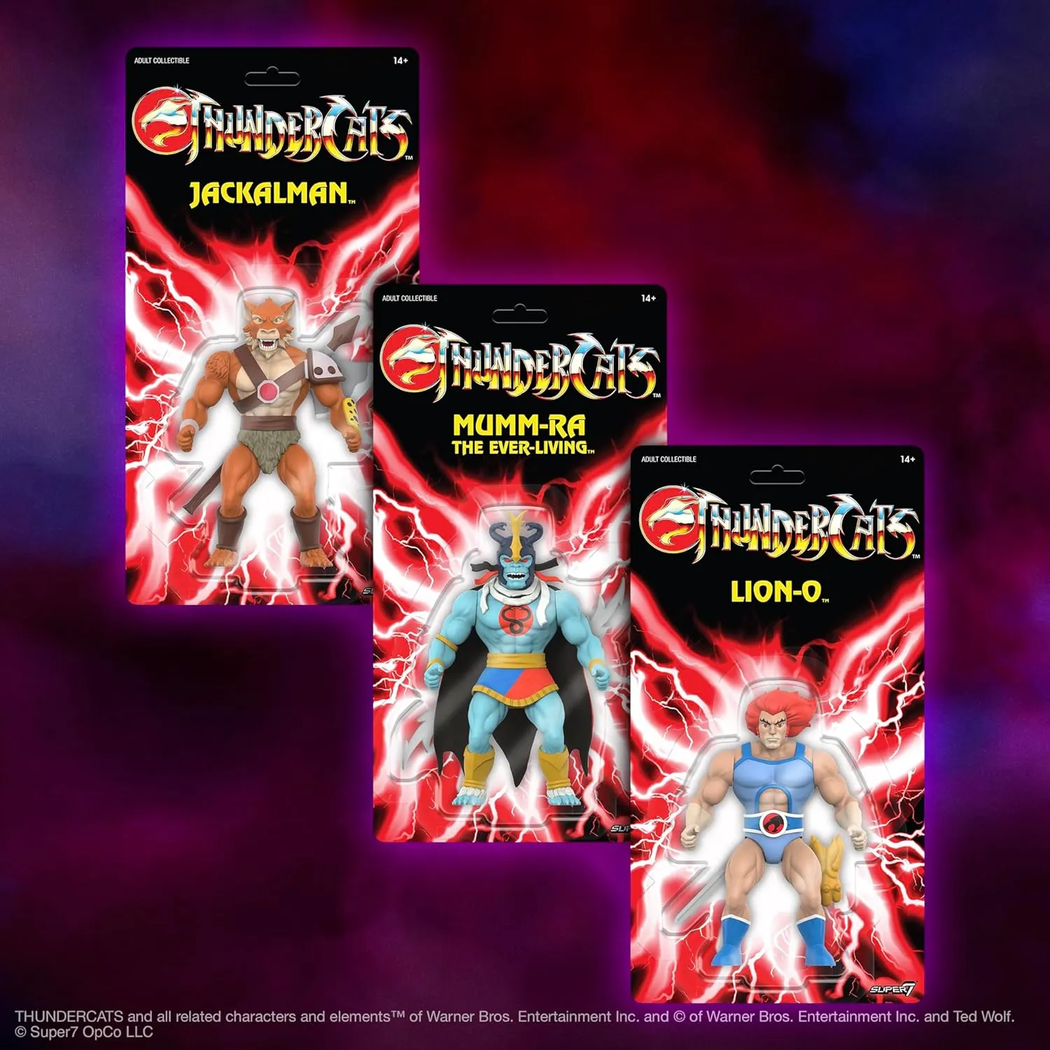 Super7 Thundercats Vintage Figures Wave 01 - Jackalman Action Figure