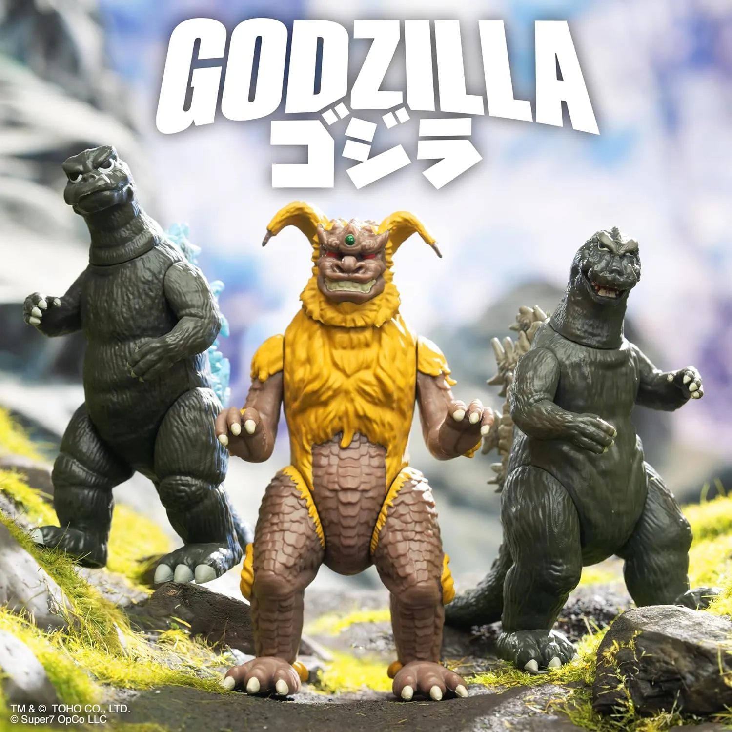 Super7 Toho Godzilla 1974 (Charged Up) - 3.75" Toho Godzilla Action Figure Classic Movie Collectibles and Retro Toys