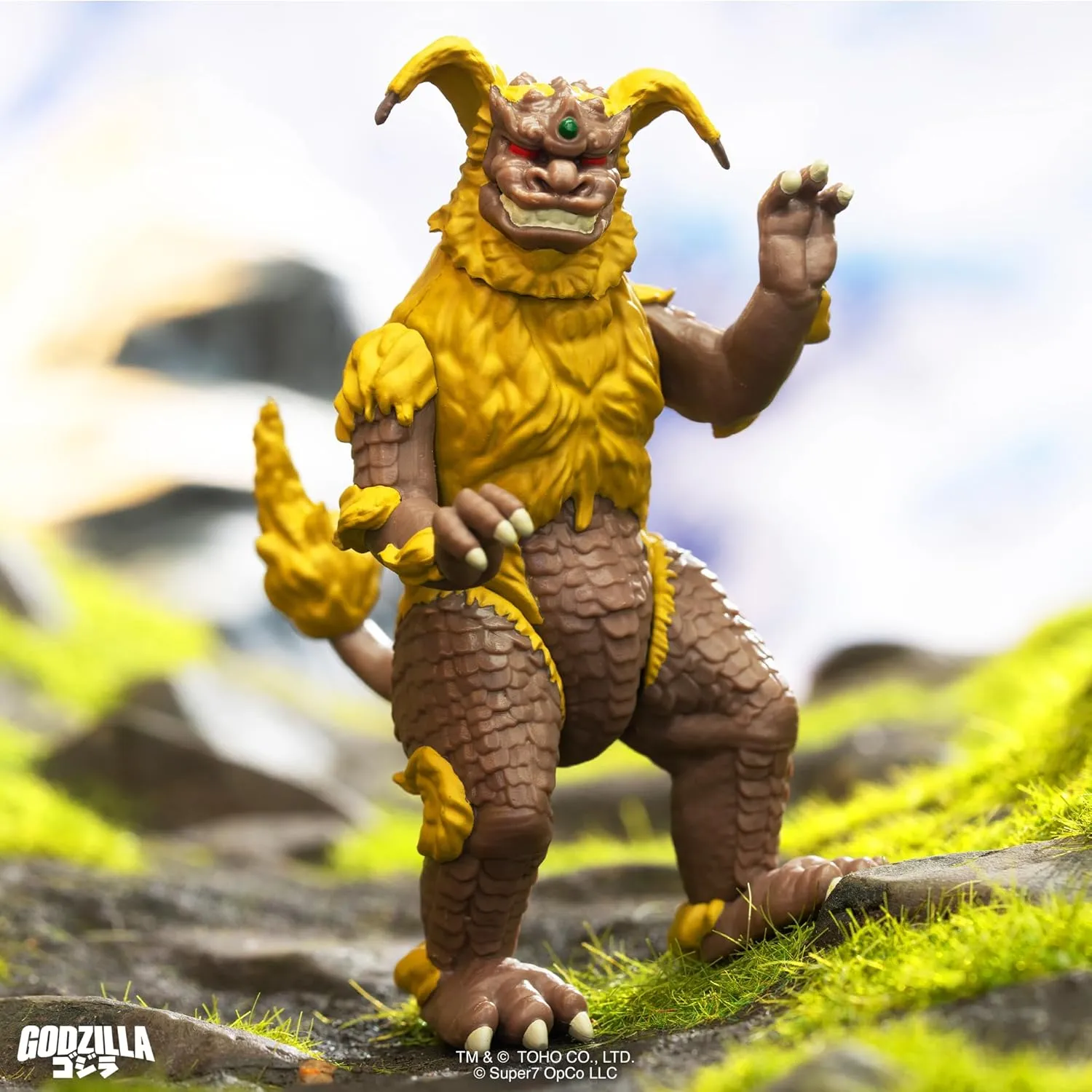 Super7 Toho Godzilla King Caesar '74-3.75" Toho Godzilla Action Figure Classic Movie Collectibles and Retro Toys