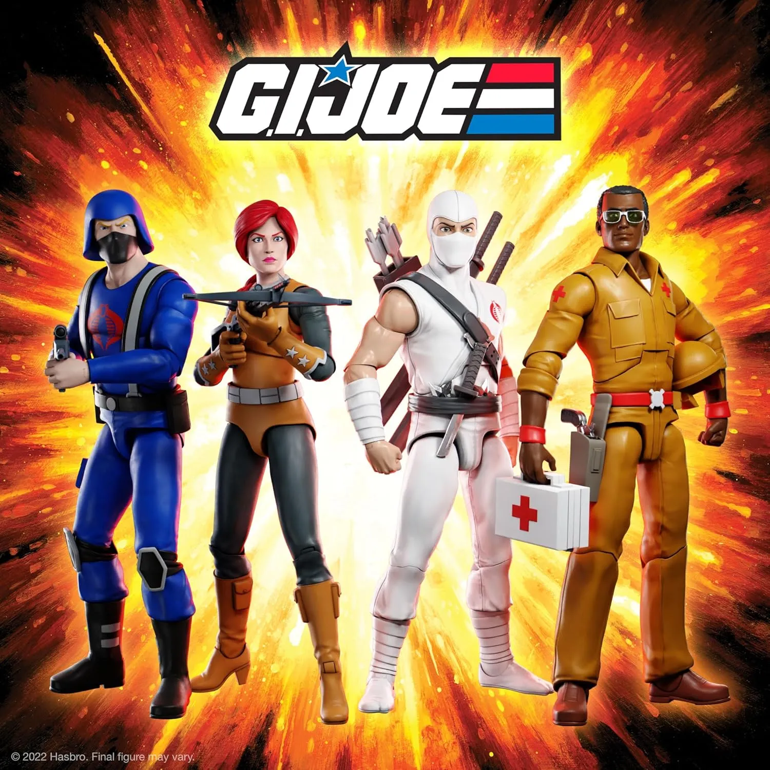 Super7 ULTIMATES! G.I. Joe Cobra Trooper - 7" G.I. Joe Action Figure with Accessories Classic Cartoon Collectibles and Retro Toys