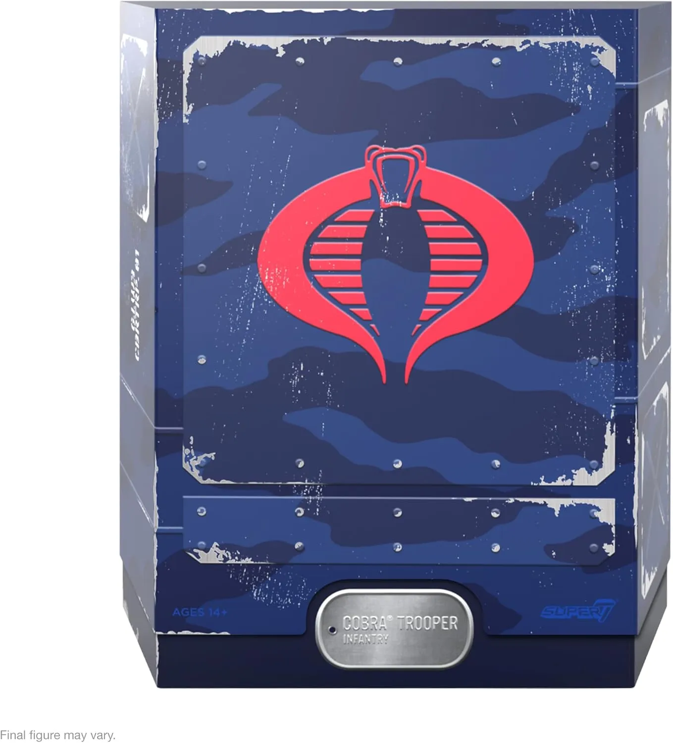 Super7 ULTIMATES! G.I. Joe Cobra Trooper - 7" G.I. Joe Action Figure with Accessories Classic Cartoon Collectibles and Retro Toys
