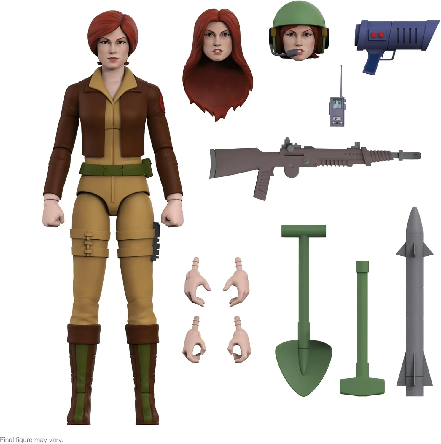 Super7 Ultimates! G.I. Joe Cover Girl - 7" G.I. Joe Action Figure with Accessories Classic Cartoon Collectibles and Retro Toys
