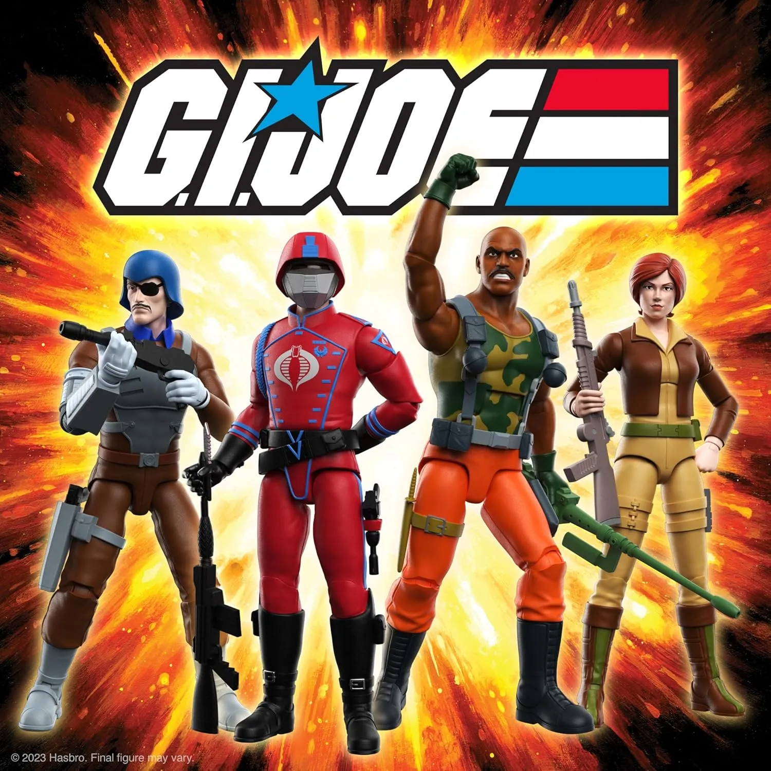 Super7 Ultimates! G.I. Joe Cover Girl - 7" G.I. Joe Action Figure with Accessories Classic Cartoon Collectibles and Retro Toys