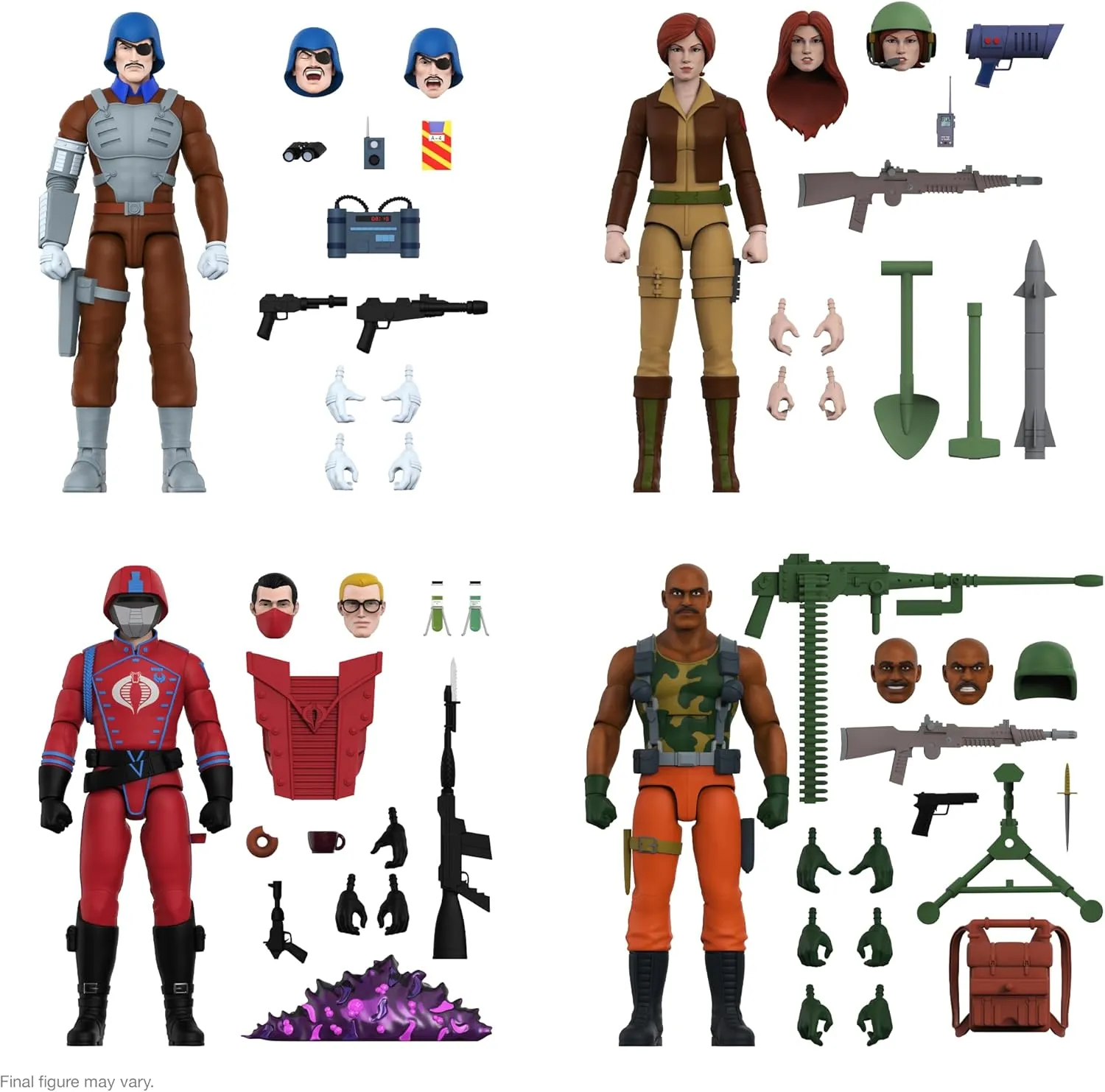 Super7 Ultimates! G.I. Joe Cover Girl - 7" G.I. Joe Action Figure with Accessories Classic Cartoon Collectibles and Retro Toys