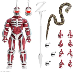 Super7 ULTIMATES! Mighty Morphin Power Rangers Lord Zedd - 7" Power Rangers Action Figure with Accessories Classic TV Show Collectibles and Retro Toys