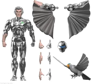 Super7 Ultimates SilverHawks Quicksilver - 7" SilverHawks Action Figure with Accessories Classic Cartoon Collectibles and Retro Toys