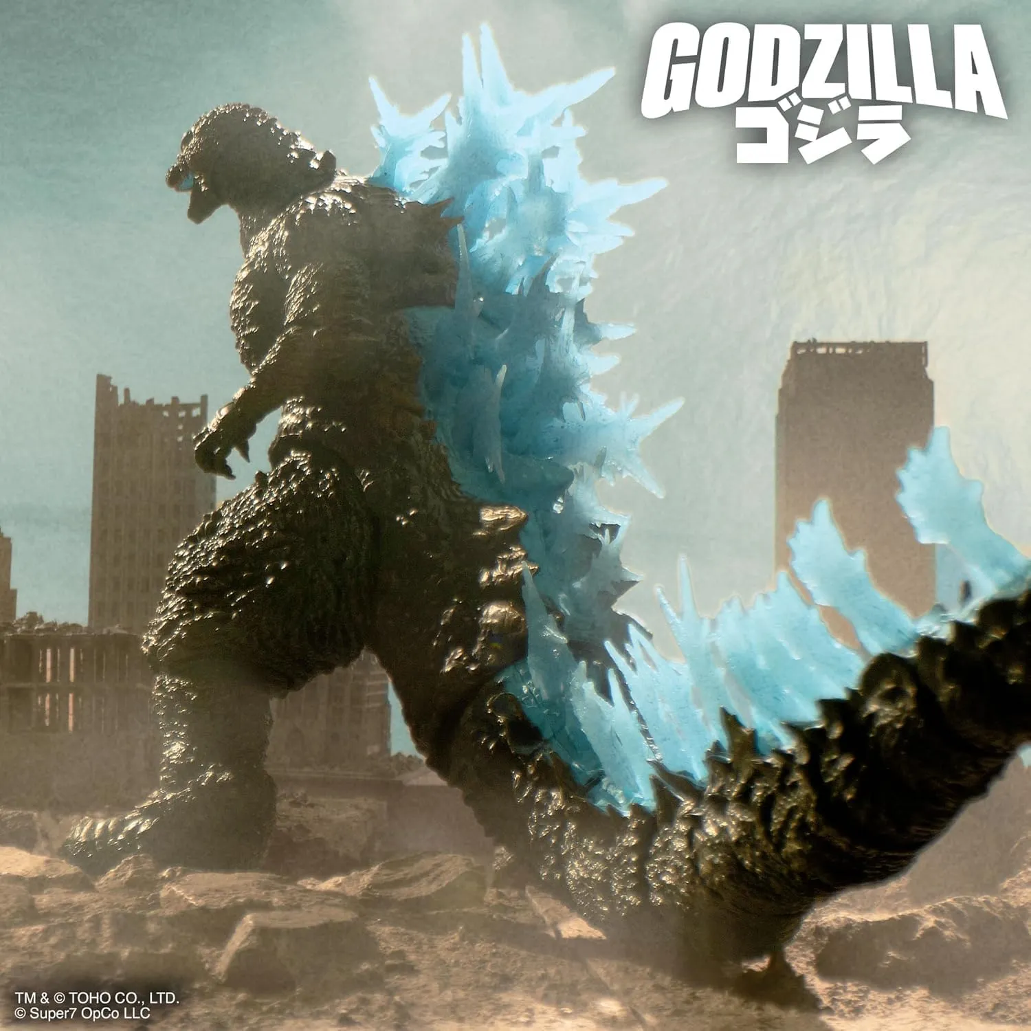 Super7 ULTIMATES! Toho Godzilla Minus One (Charging) Figure - 8" Toho Godzilla Action Figure Kaiju - Classic Movie Monster Fans Collectibles & Retro Toys- Movie Model for Collectors & Display Figurine