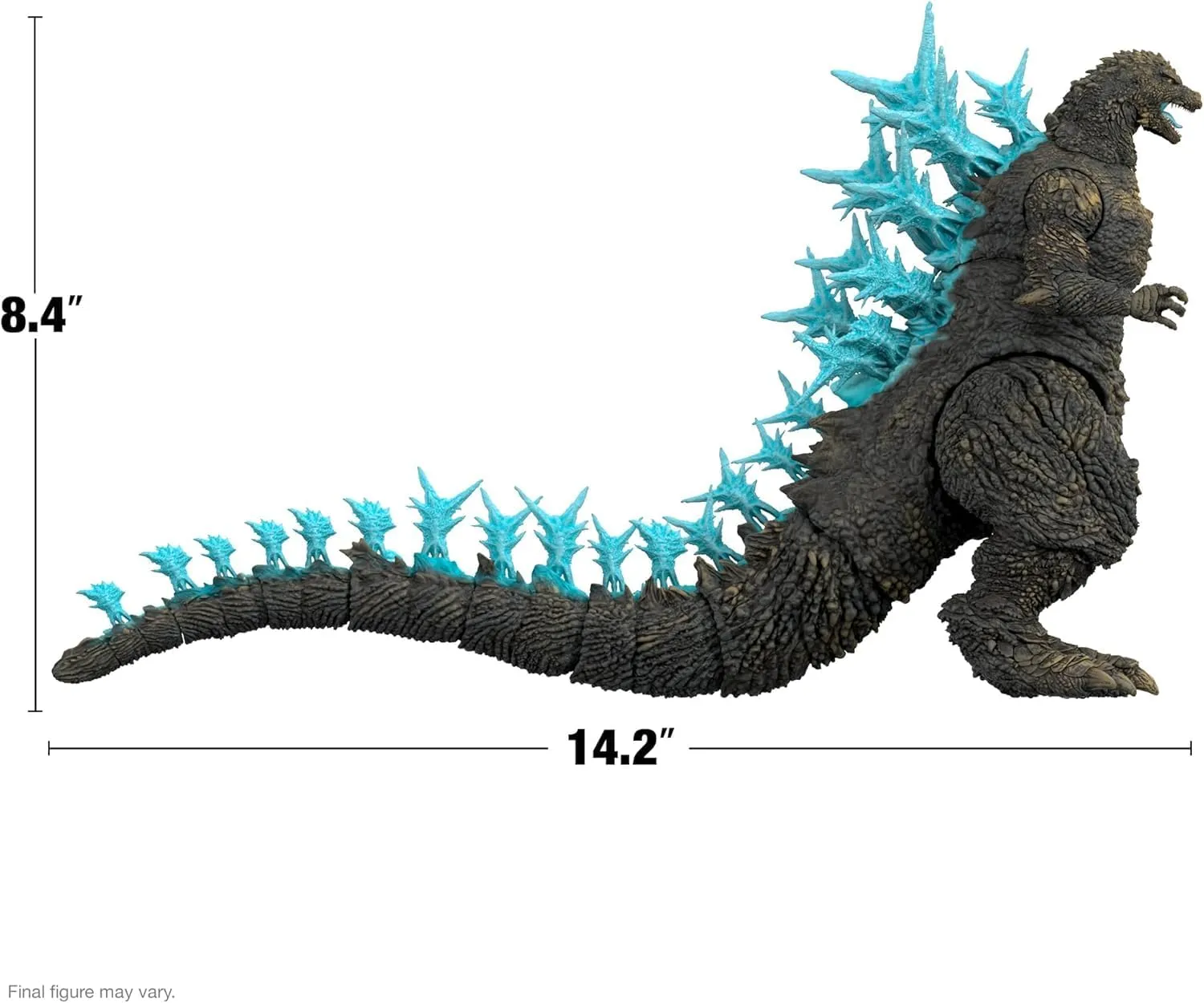 Super7 ULTIMATES! Toho Godzilla Minus One (Charging) Figure - 8" Toho Godzilla Action Figure Kaiju - Classic Movie Monster Fans Collectibles & Retro Toys- Movie Model for Collectors & Display Figurine