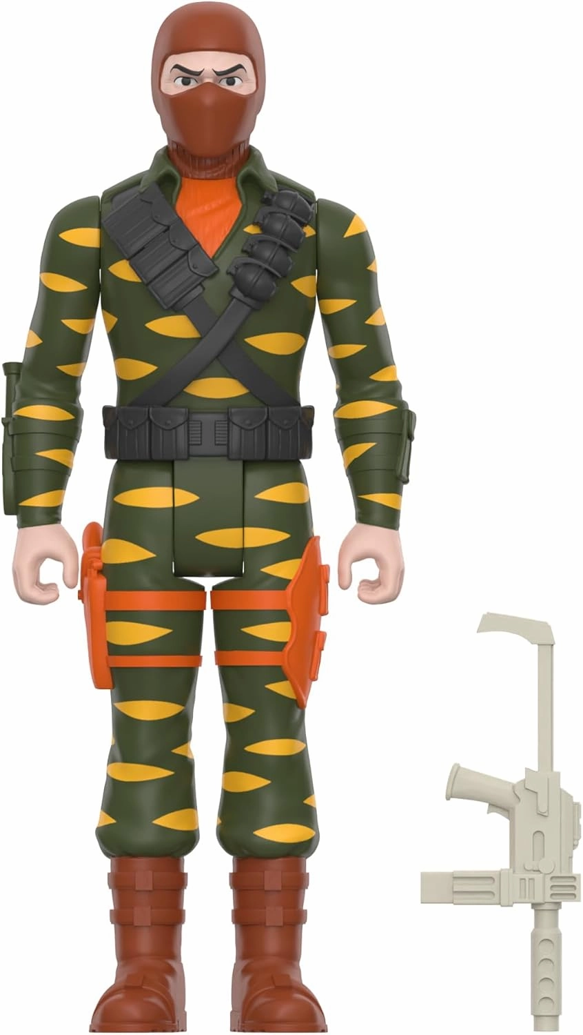 Super7 G.I. Joe Sabre Tooth - 3.75" G.I. Joe Action Figure with Accessory Classic Cartoon Collectibles and Retro Toys