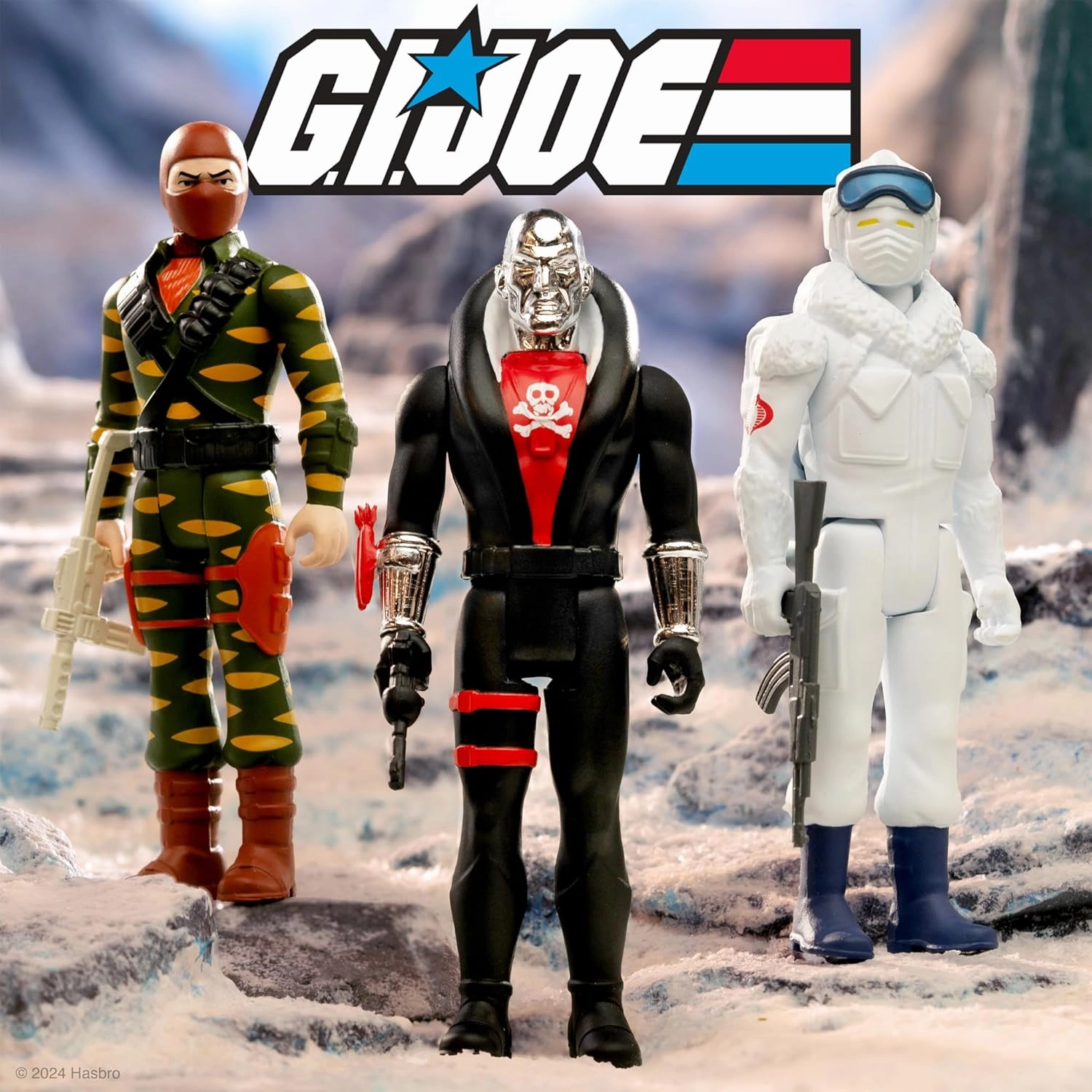 Super7 G.I. Joe Sabre Tooth - 3.75" G.I. Joe Action Figure with Accessory Classic Cartoon Collectibles and Retro Toys