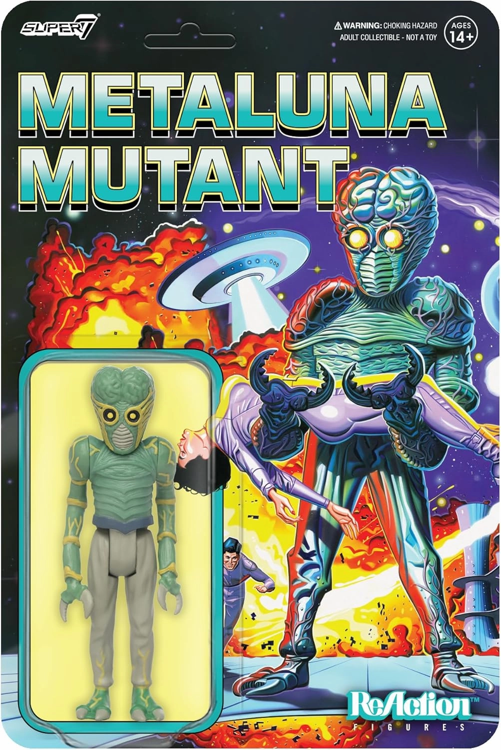 Super7 Metaluna Mutant (Film Poster) - 3.75" Metaluna Mutant Action Figure Classic Science Fiction Movie Collectibles and Retro Toys