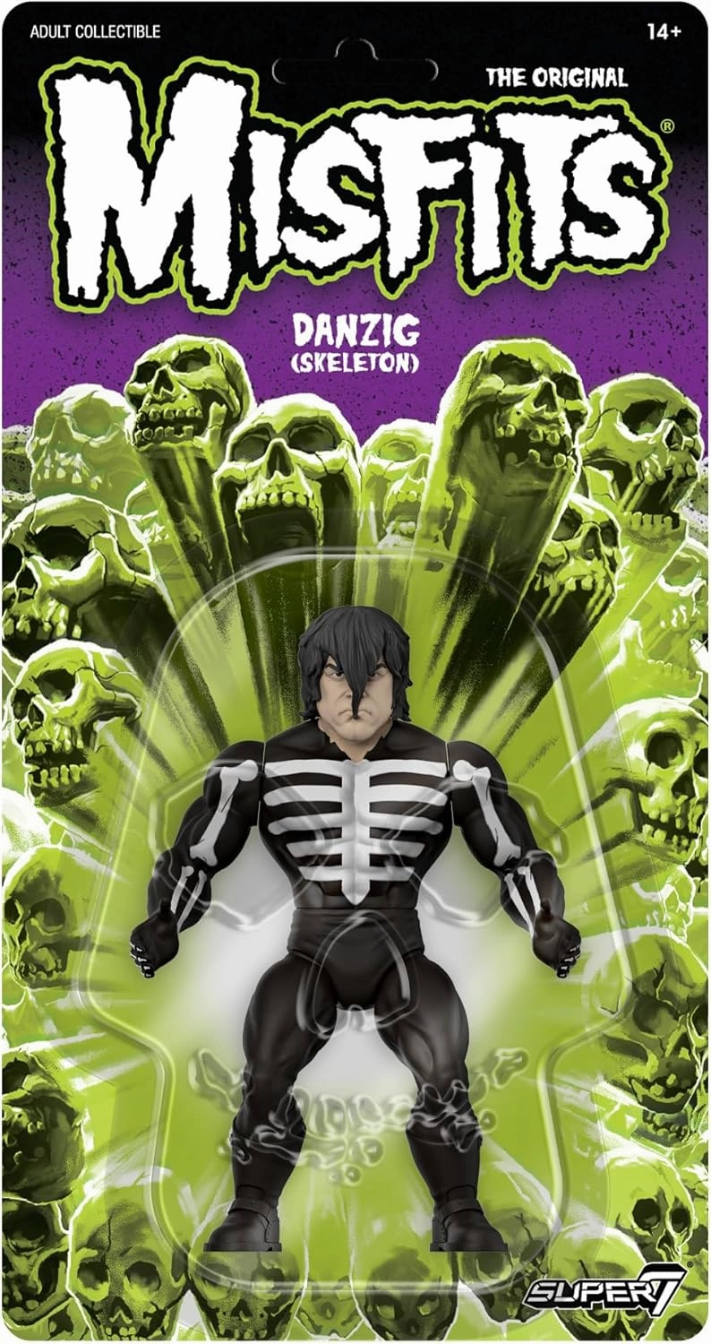 Super7 Misfits Vintage Figures Wave 01 - Danzig (Skeleton Shirt) Action Figure