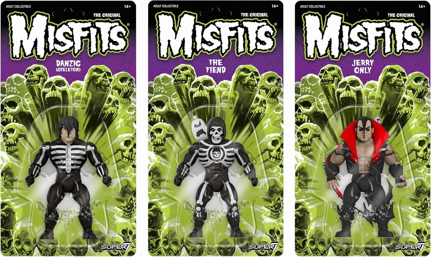 Super7 Misfits Vintage Figures Wave 01 - Danzig (Skeleton Shirt) Action Figure