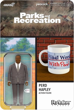 Super7 Parks and Recreation Perd Hapley - 3.75" Parks and Rec Action Figure with Accessory Classic TV Show Collectibles and Pop Culture Toys