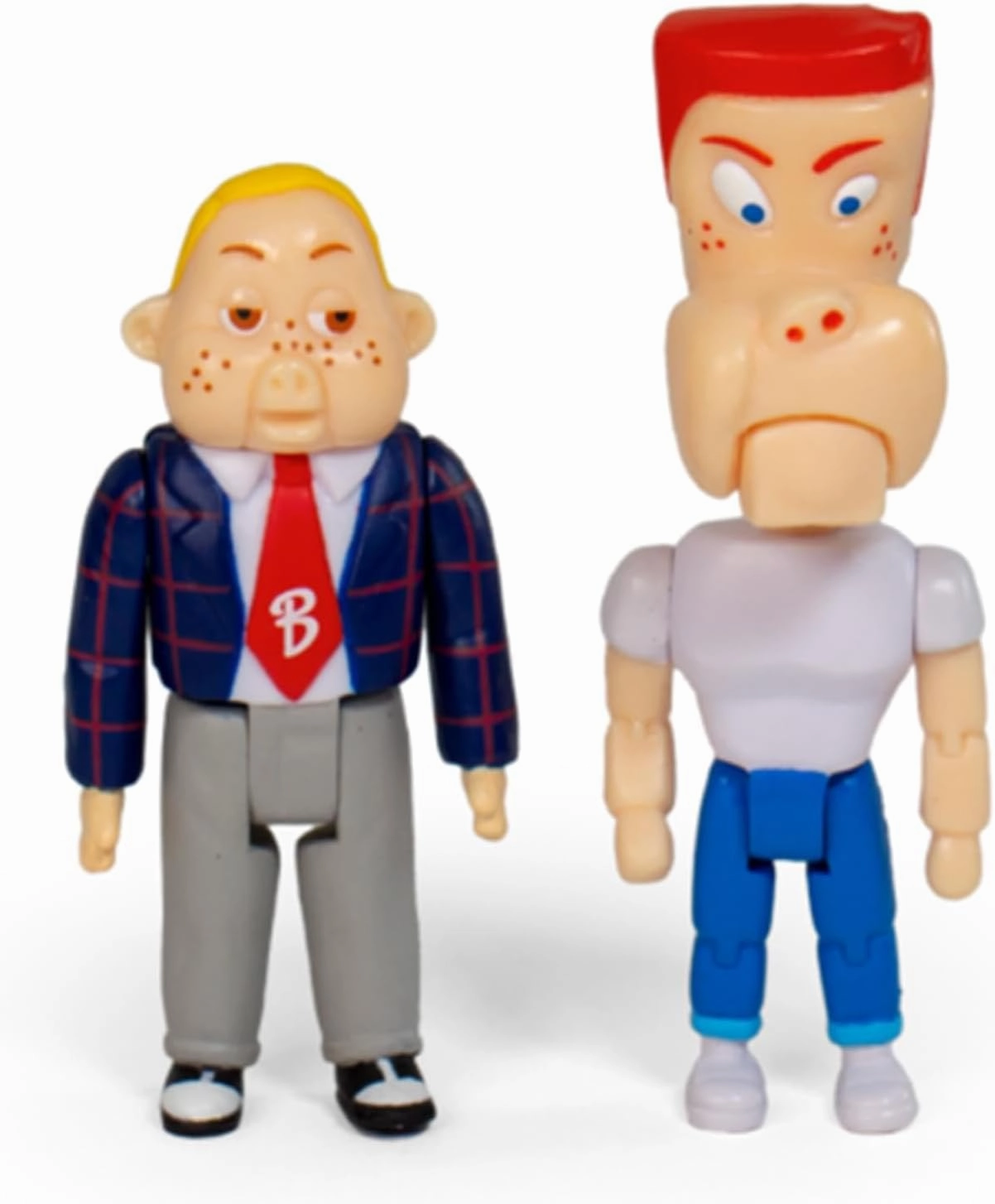 Super7 Pee Wee's Playhouse: Randy & Billy Baloney Reaction Figure, Multicolor