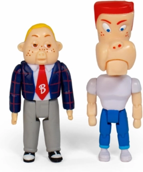 Super7 Pee Wee's Playhouse: Randy & Billy Baloney Reaction Figure, Multicolor