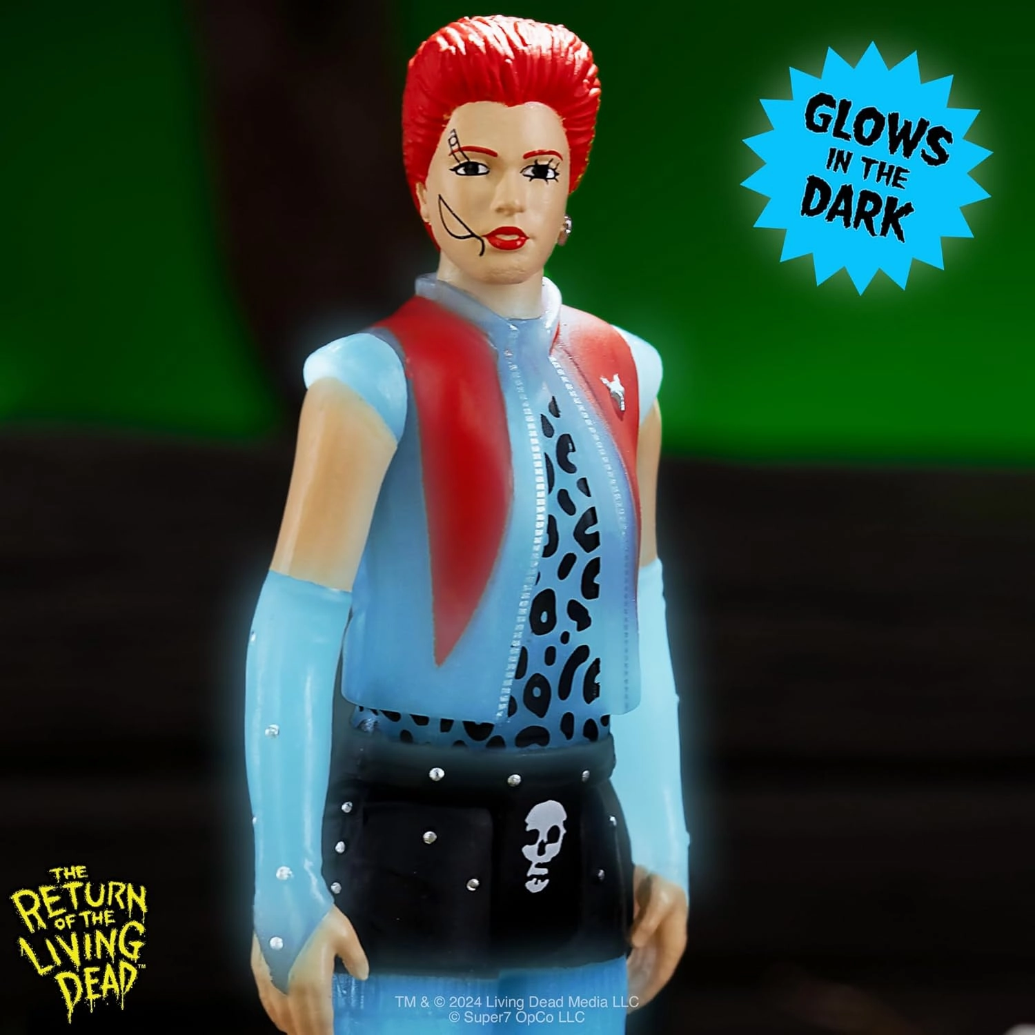 Super7 Return of The Living Dead Trash (Monster Glow) - 3.75" Return of The Living Dead Action Figure Classic Horror Collectibles and Retro Toys