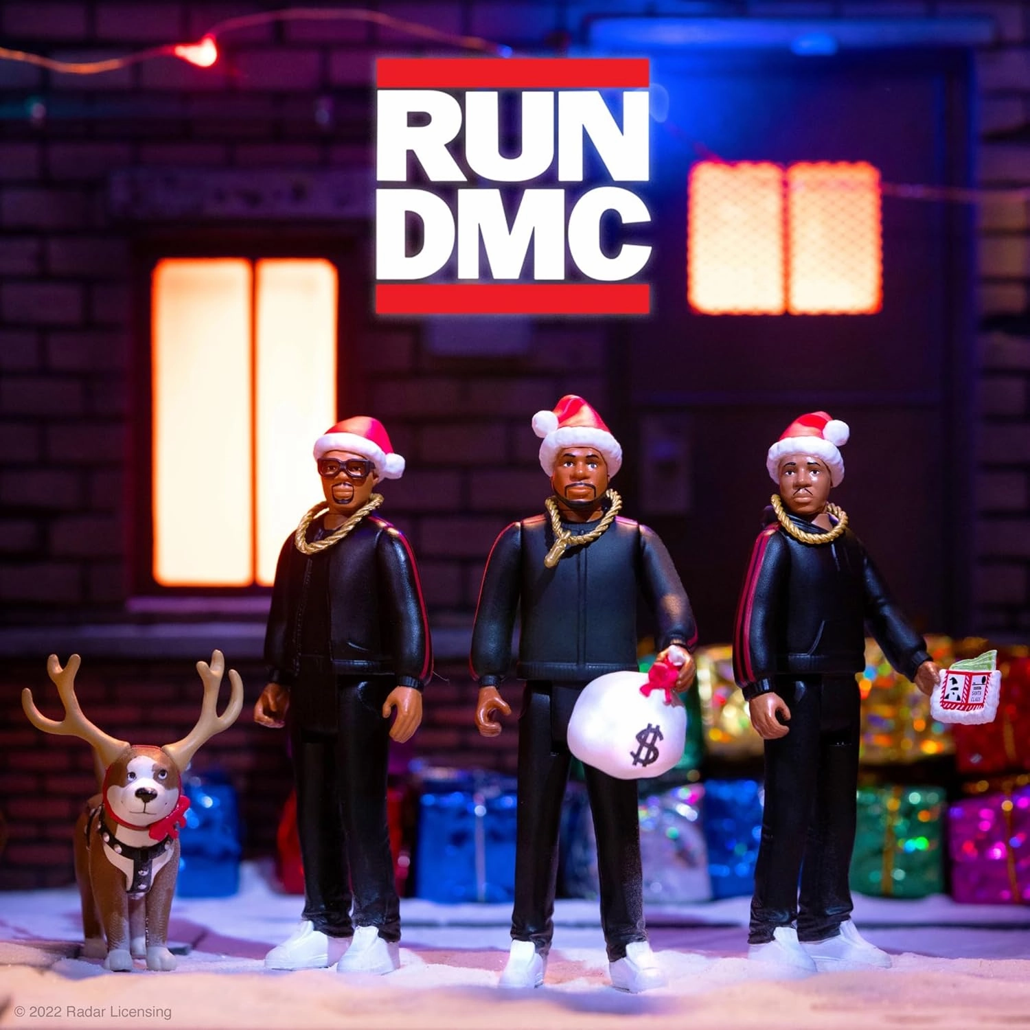 Super7 Run DMC Christmas in Hollis - (3-Pack) 3.75" Run-DMC Action Figures with Accessories Hip Hop Collectibles and Retro Toys
