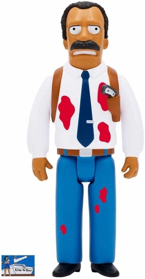 Super7 The Simpsons Scoey - 3.75" The Simpsons Action Figure with Accessory Classic TV Show Collectibles and Retro Toys