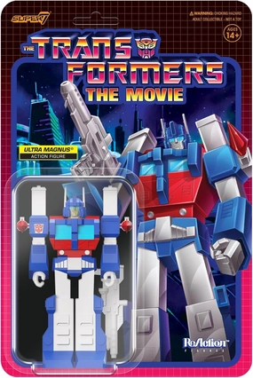 Super7 Transformers Ultra Magnus - 4" Transformers Action Figure with Accessory Classic Cartoon Collectibles and Retro Toys