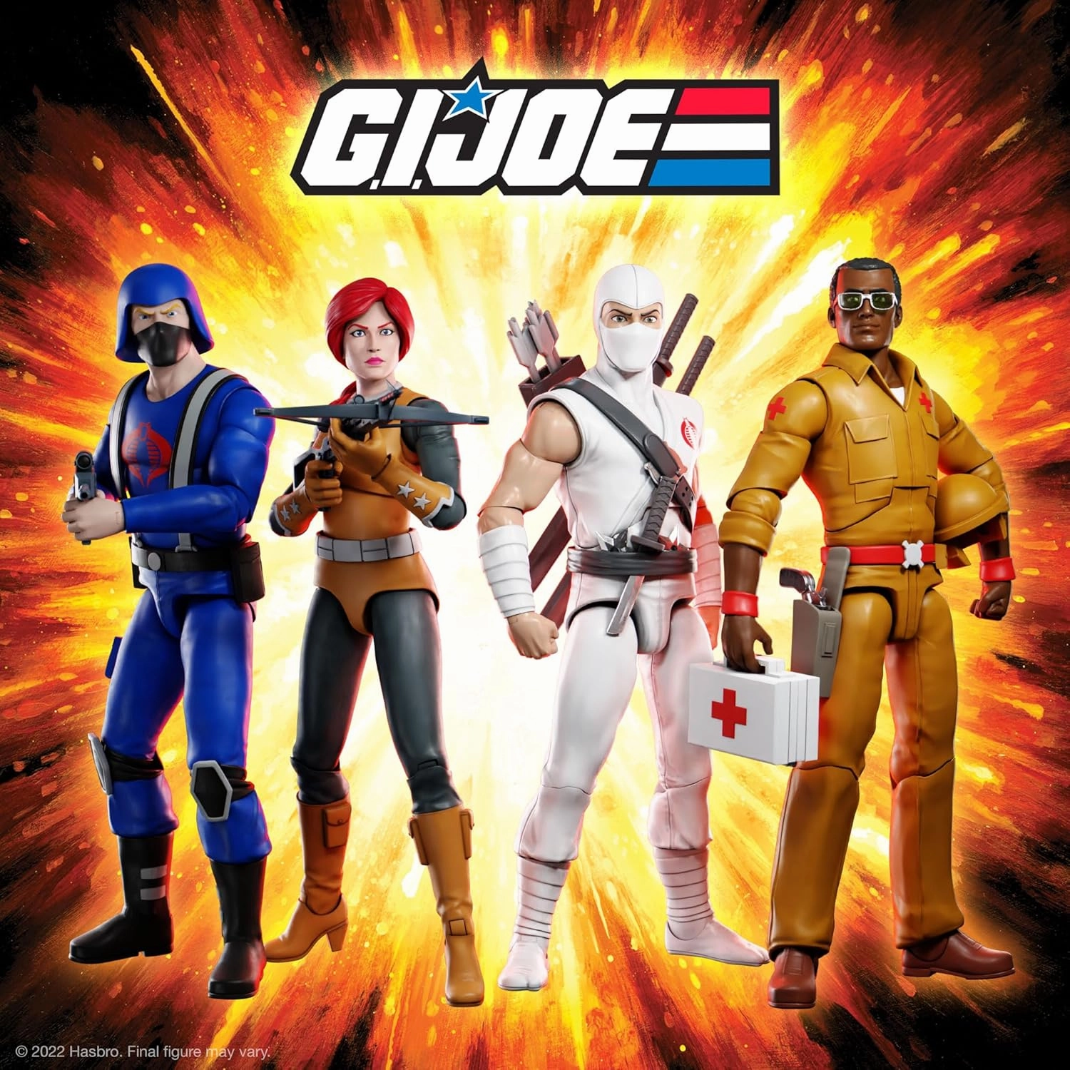 Super7 ULTIMATES! G.I. Joe Storm Shadow - 7" G.I. Joe Action Figure with Accessories Classic Cartoon Collectibles and Retro Toys