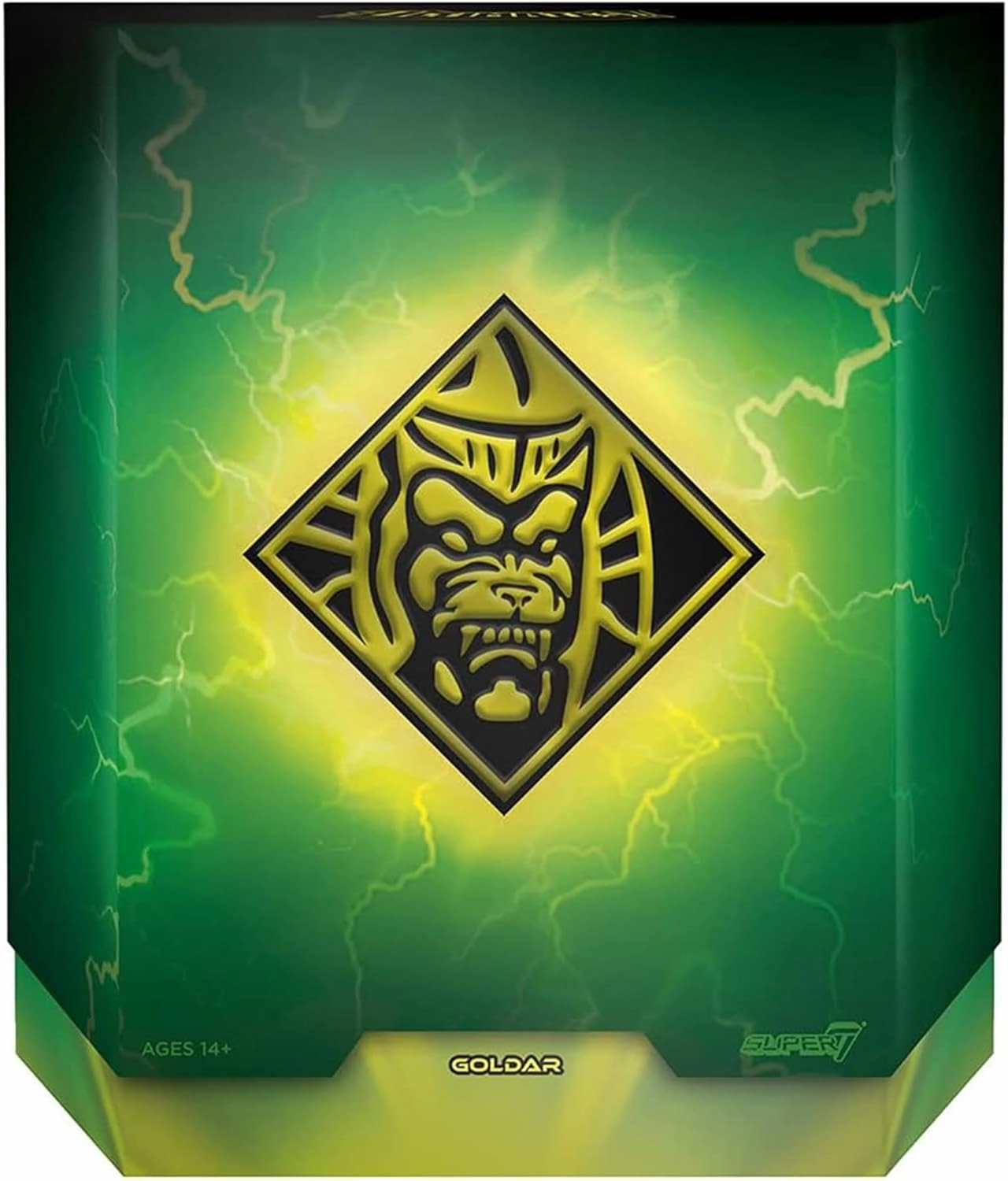 Super7 ULTIMATES! Mighty Morphin Power Rangers Goldar - 8" Power Rangers Action Figure with Accessories Classic TV Show Collectibles and Retro Toys