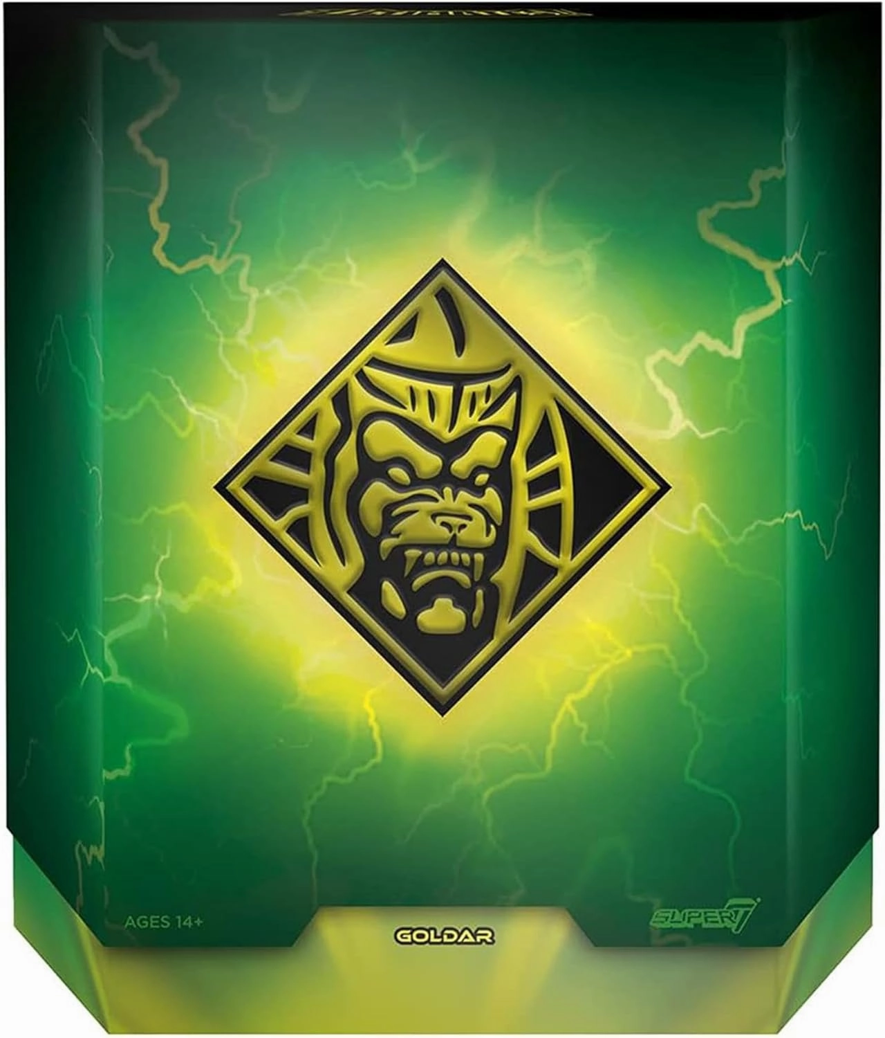 Super7 ULTIMATES! Mighty Morphin Power Rangers Goldar - 8" Power Rangers Action Figure with Accessories Classic TV Show Collectibles and Retro Toys