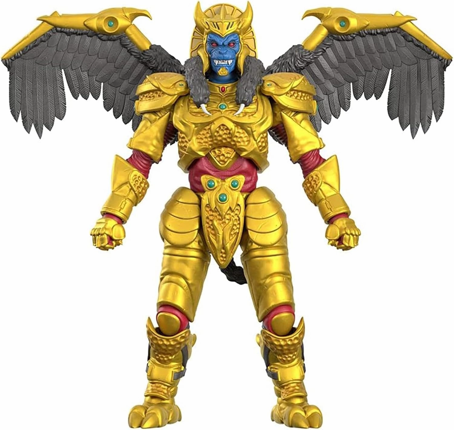 Super7 ULTIMATES! Mighty Morphin Power Rangers Goldar - 8" Power Rangers Action Figure with Accessories Classic TV Show Collectibles and Retro Toys
