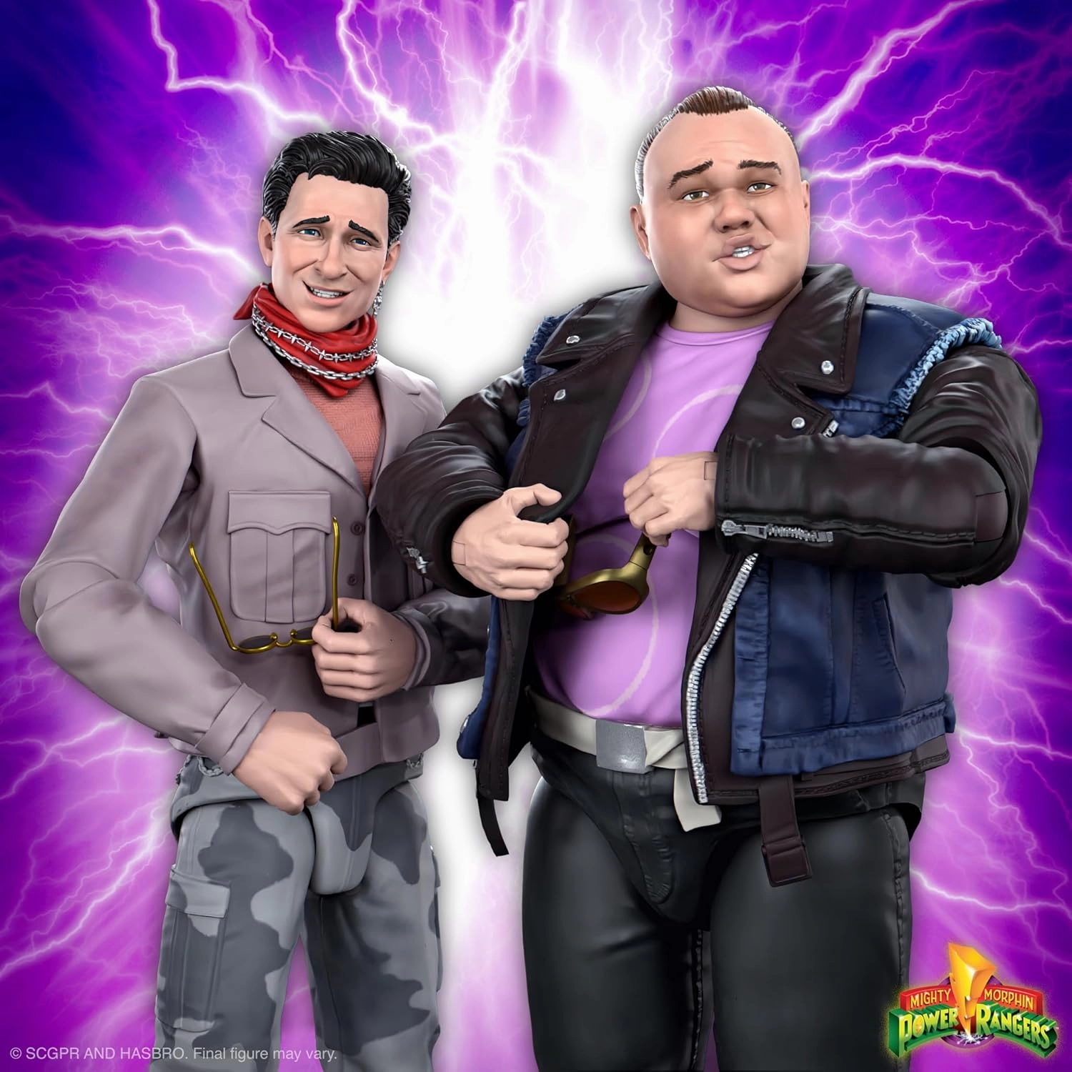 Super7 ULTIMATES! Mighty Morphin Power Rangers Skull - 7" Power Rangers Action Figure with Accessories Classic TV Show Collectibles and Retro Toys