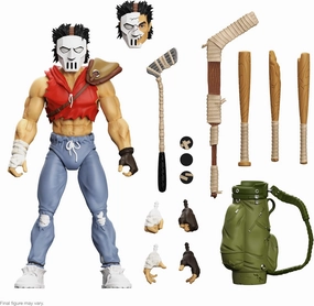 Super7 ULTIMATES! Teenage Mutant Ninja Turtles Casey Jones (Mirage) - 7" TMNT Action Figure with Accessories Classic Cartoon Collectibles and Retro Toys