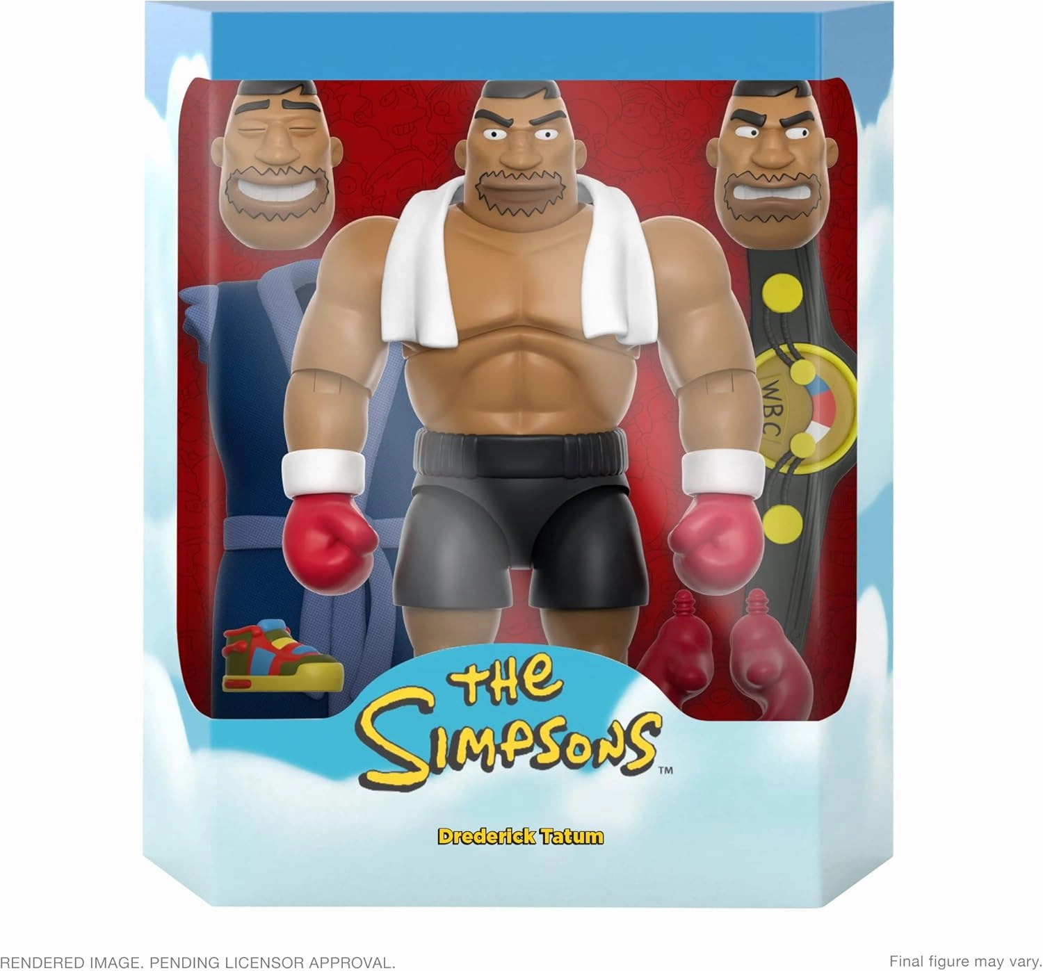 Super7 ULTIMATES! The Simpsons Drederick Tatum - 7" The Simpsons Action Figure with Accessories Classic TV Show Collectibles and Retro Toys